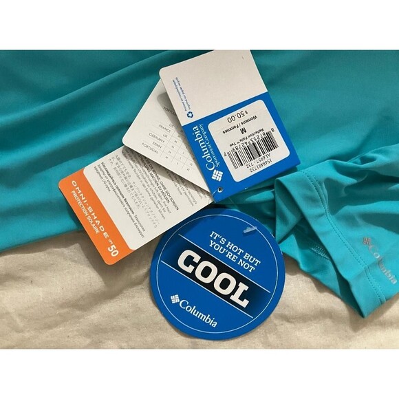 NWT Columbia Women’s Shirt Medium Sports Shirt Omni-Shade 50 UV Workout Top - Picture 4 of 7